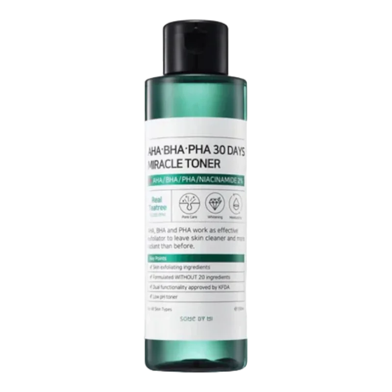 Toners hydrating white-AHA BHA PHA 30 Days Miracle Toner