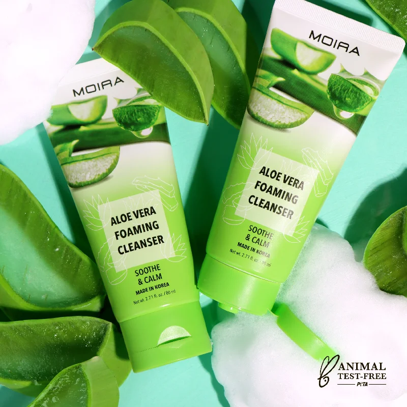 Facial cleansers smooth cream-Aloe Vera Foaming Cleanser