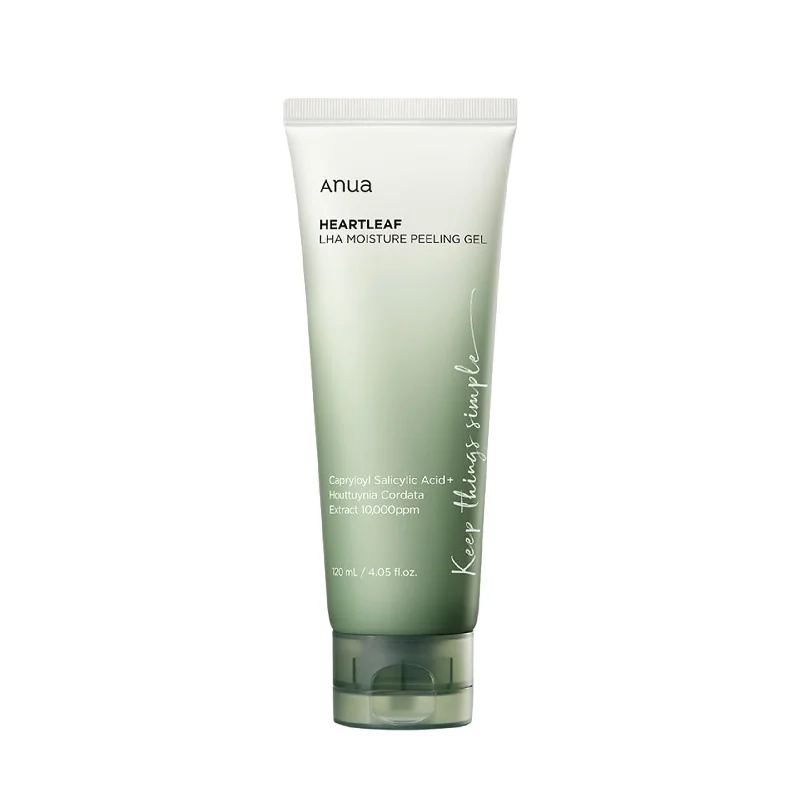 Facial cleansers refreshing black-Anua Heartleaf LHA Moisture Peeling Gel 120ml