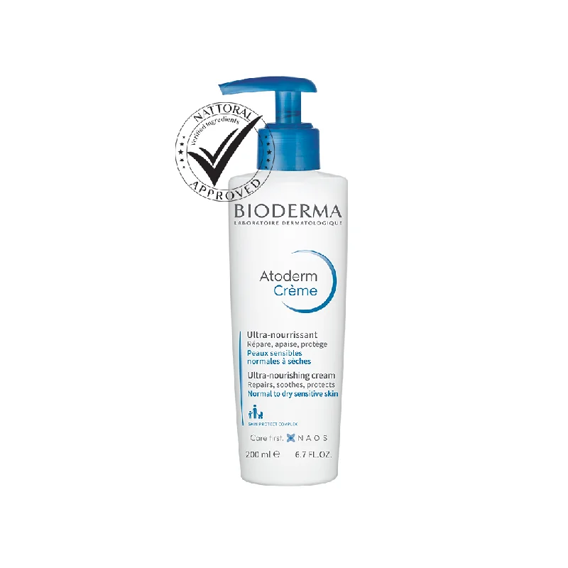 Moisturizers natural white-Bioderma Atoderm Crème Moisturizer For Normal To Dry Sensitive Skin