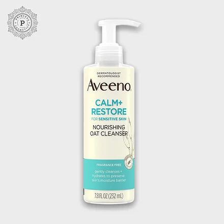 Facial cleansers smooth black-Aveeno Calm + Restore Nourishing Oat Cleanser 232ml. أفينو منظف الشوفان المغذي لتهدئة البشرة واستعادتها 232 مل