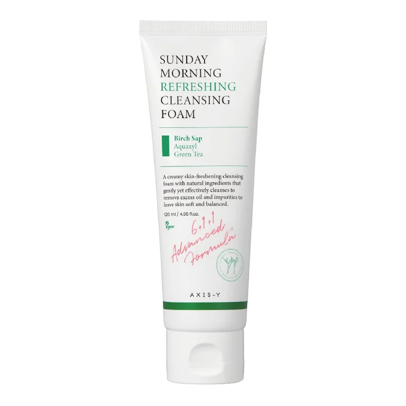 Facial cleansers sensitive white-AXIS-Y | Sunday Morning Refreshing Cleansing Foam 120ml