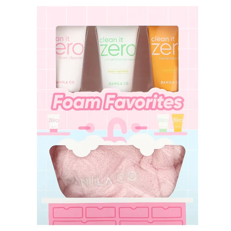 Facial cleansers non-drying gel-Banila Co Clean It Zero Foam Favorite