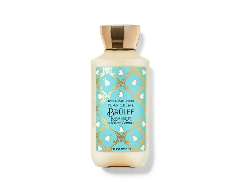 Moisturizers long-lasting daily-Bath and Body Works Pear Creme Brulee Body Lotion 236Ml