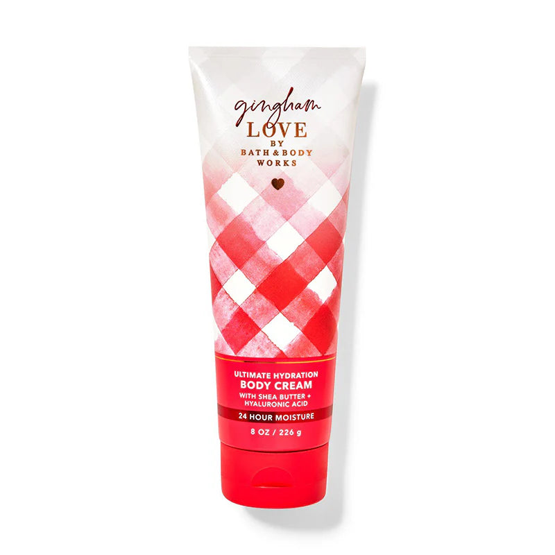 Body lotions soothing gel-Bath & Body Gingham Love Body Cream 226G