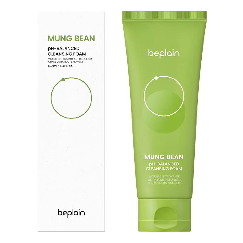 Facial cleansers non-drying cream-Beplain Mung Bean PH-Balanced Cleansing Foam