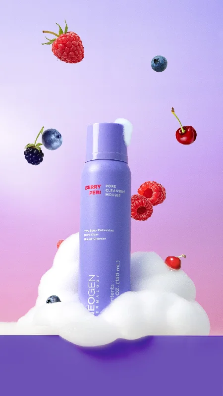 Facial cleansers sensitive gel-BERRYPERI PORE CLEANSING MOUSSE