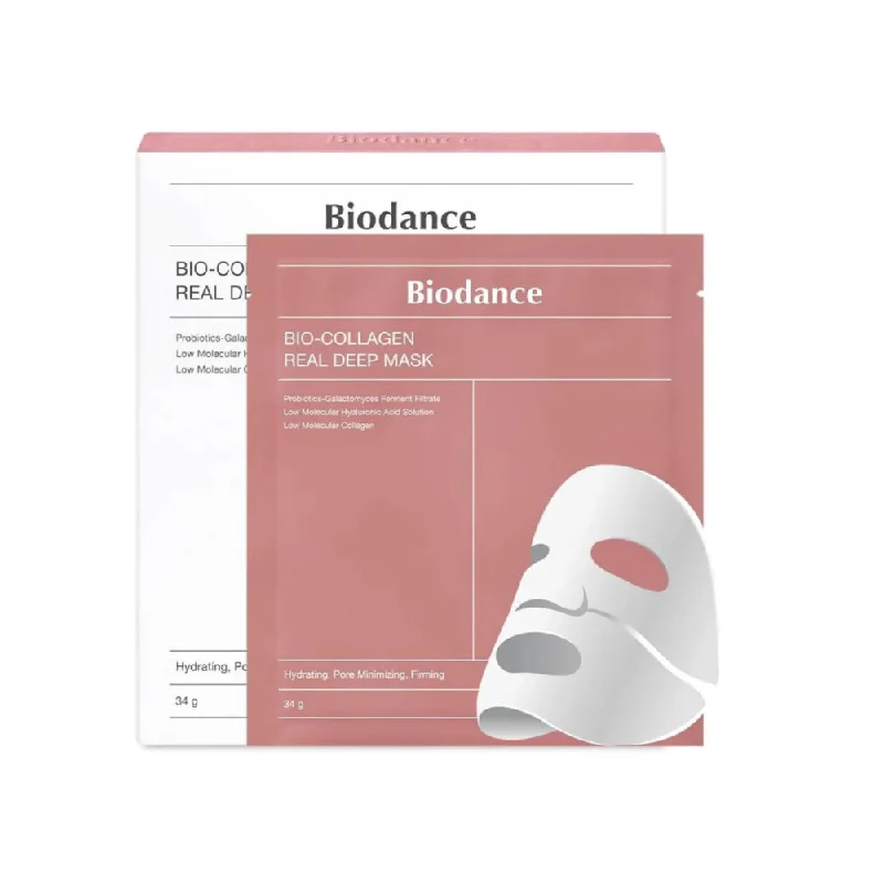 Toners oil-control black-Biodance Bio Collagen Real Deep Mask Pack Of 4