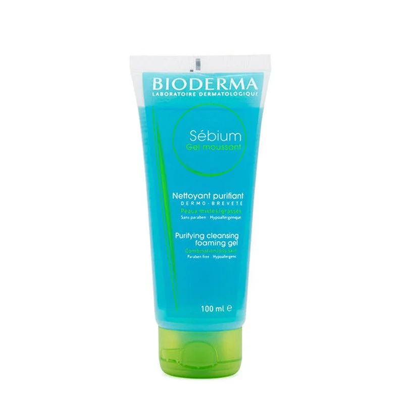 Facial cleansers foaming cream-Bioderma Sebium Purifying Cleansing Foaming Gel Travel Size