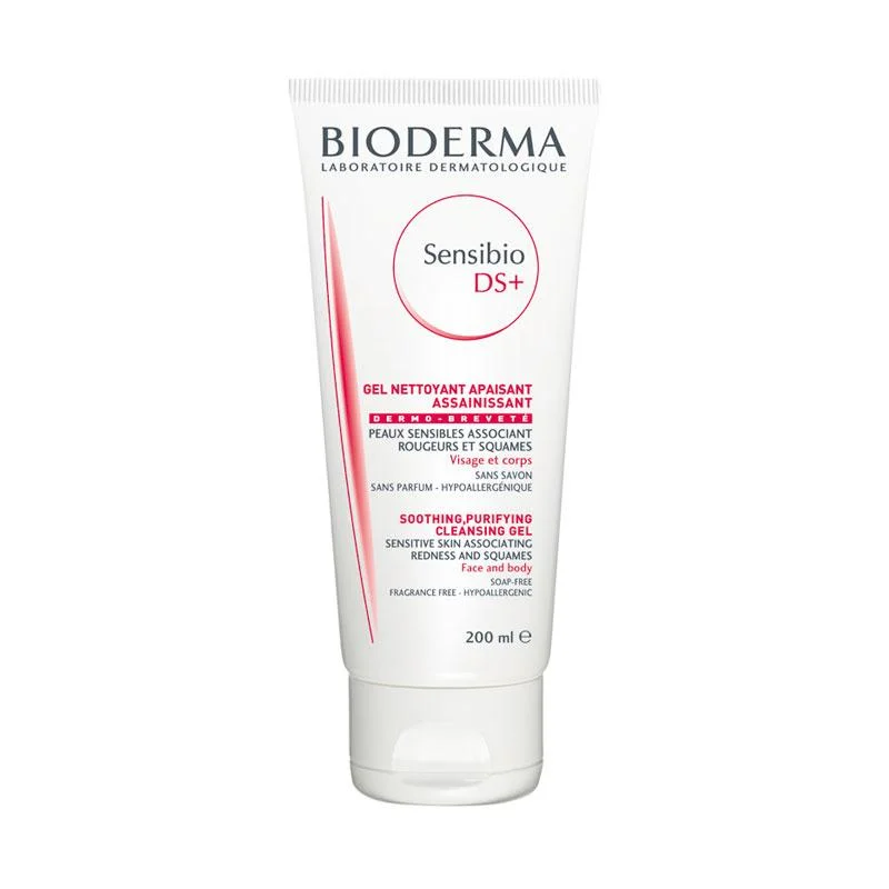 Facial cleansers sensitive face-Bioderma Sensibio DS+ Soothing, Purifying Cleansing Gel