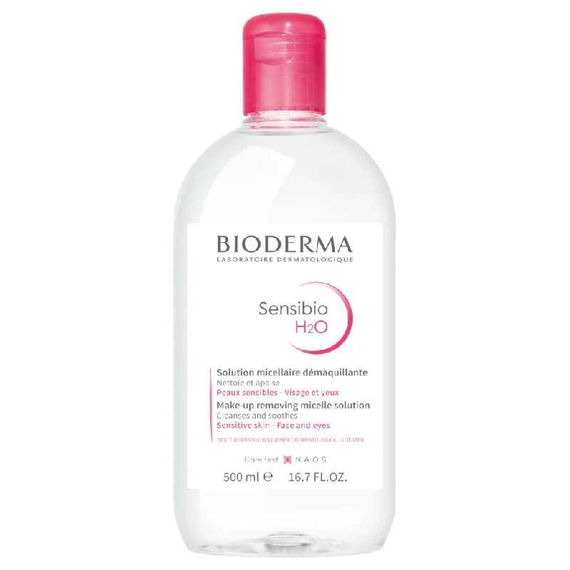 Facial cleansers deep cleansing white-Bioderma Sensibio H20 Solution Micellaire 500ml