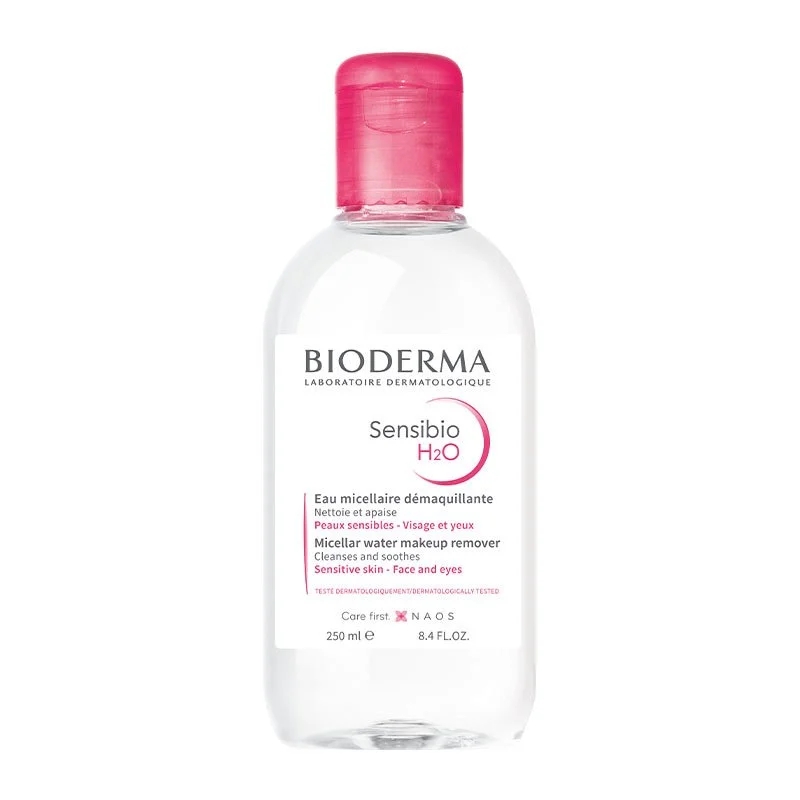 Facial cleansers refreshing face-Bioderma Sensibio H2O Make-up Removing Micelle Solution