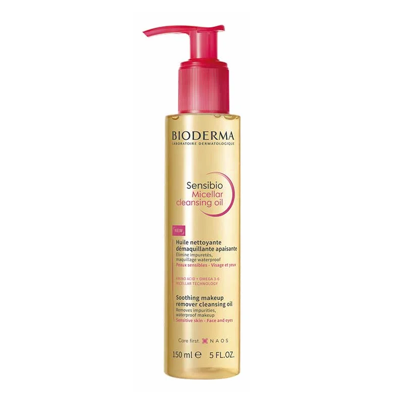 Facial cleansers deep face-Bioderma Sensibio Micellar Cleansing Oil