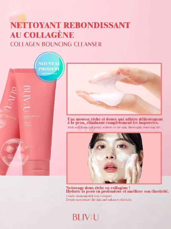 Facial cleansers non-drying face-BLIV:U Collagen Bouncing Cleanser