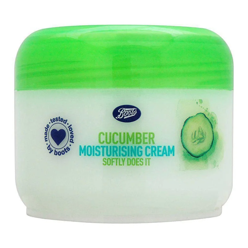 Moisturizers soothing cream-Boots Cucumber Moisturising Cream For All Skin Types 100Ml