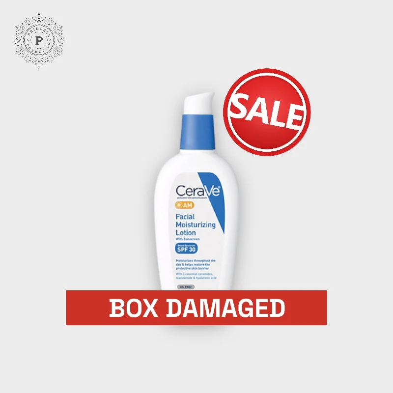 Moisturizers lightweight gel-(BOX DAMAGED) Cerave AM Facial Moisturizing Lotion 89ml. (علبة تالفة) لوشن مرطب للوجه من سيرافي ايه ام 89 مل