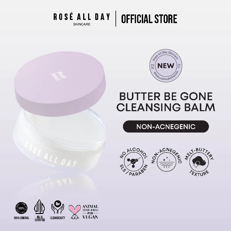 Facial cleansers smooth black-Rosé All Day Butter Be Gone Cleansing Balm