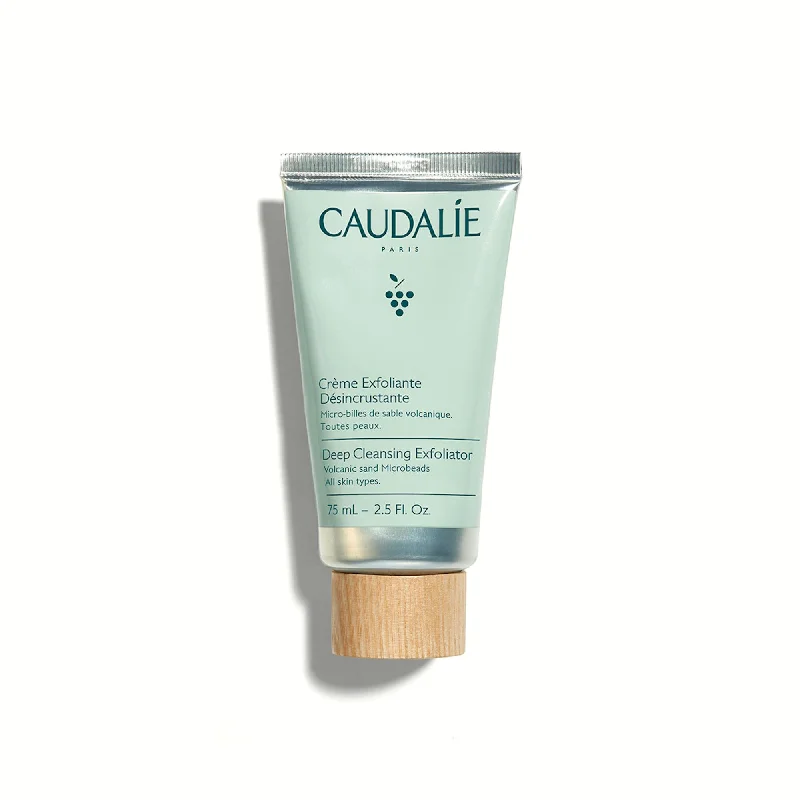 Facial cleansers everyday use-Caudalie Deep Exfoliating Cleanser