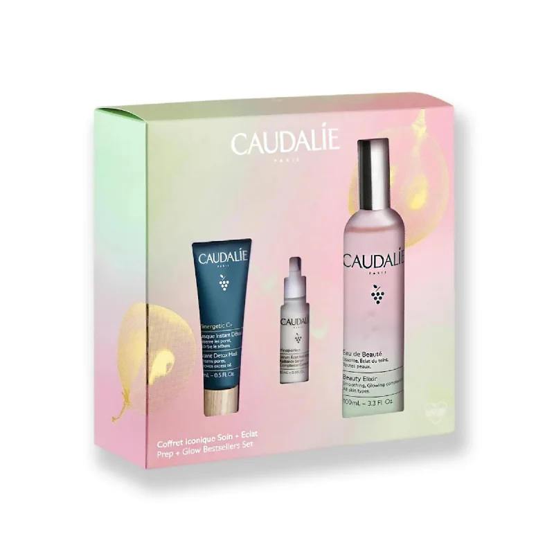 Moisturizers everyday black-Caudalie Detox + Glow Best Sellers