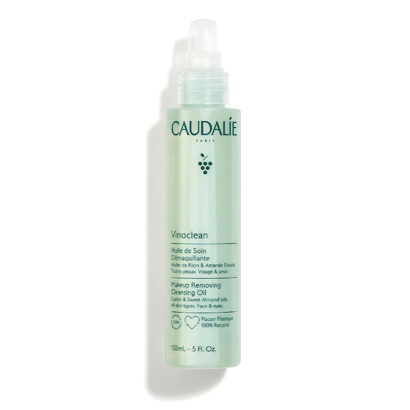 Facial cleansers smooth face-Caudalie Vinoclean Makeup Removing Cleansing Oil