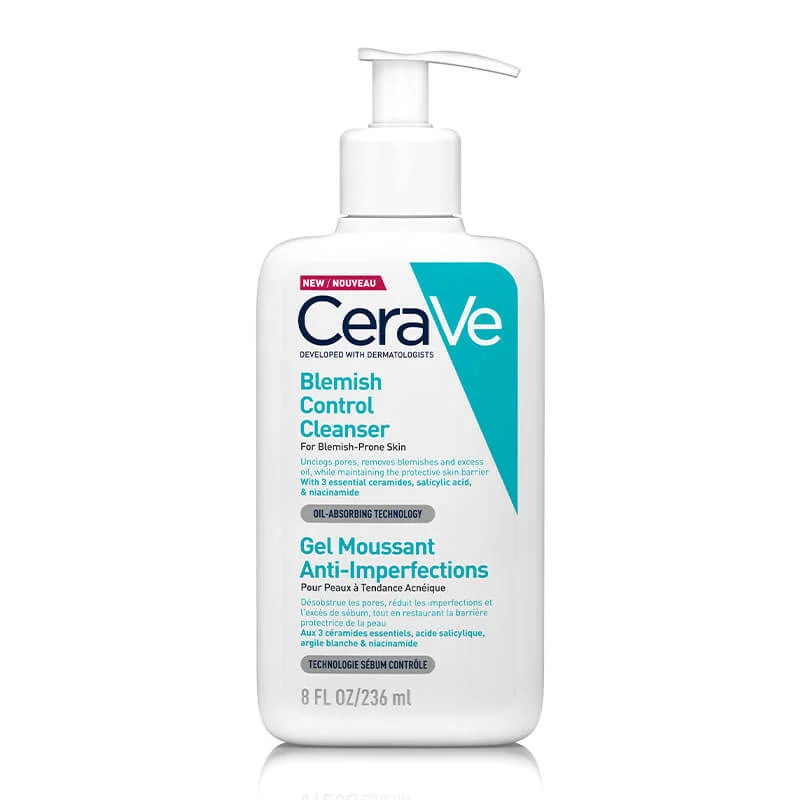 Facial cleansers oil-control face-CeraVe Blemish Control Cleanser