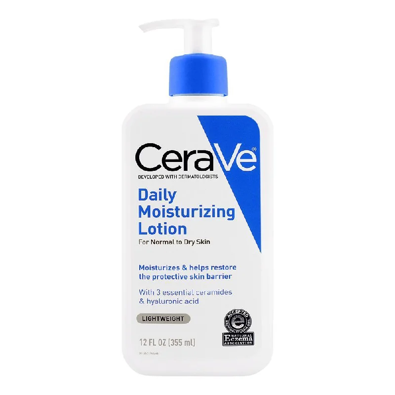 Moisturizers non-greasy cream-Cerave Daily Moisturizing Lotion For Normal To Dry Skin 355Ml