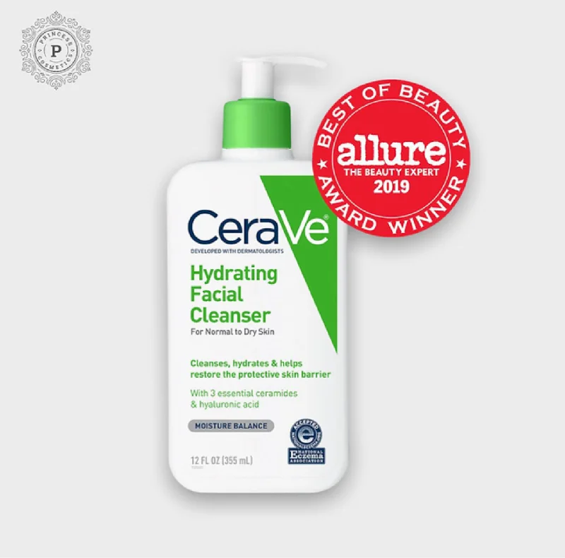 Facial cleansers refreshing face-Cerave Hydrating Facial Cleanser (5 sizes). منظف الوجه المرطب سيرافي (5 أحجام)