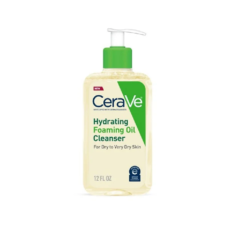 Facial cleansers foaming daily-Cerave Hydrating Foaming Cleanser Oil 355Ml