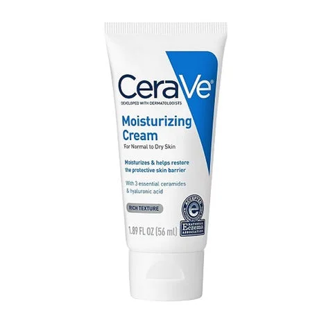 Moisturizers sensitive white-Cerave Moisturizing Cream For Normal To Dry Skin Tube 56Ml