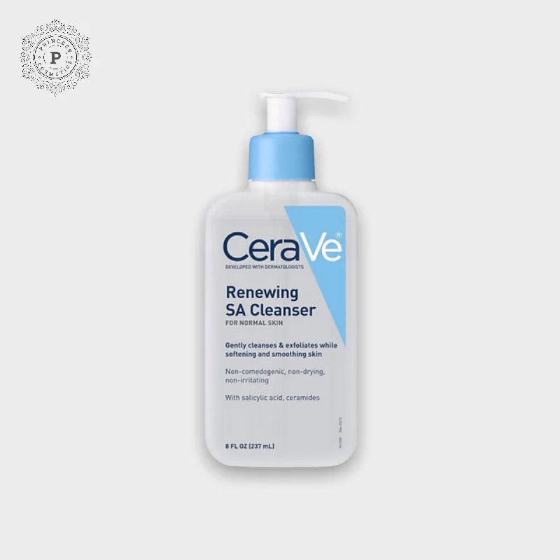 Facial cleansers deep cleansing face-Cerave Renewing SA Cleanser (2 sizes) منظف سيراف رينيوينج إس إيه (مقاسين)