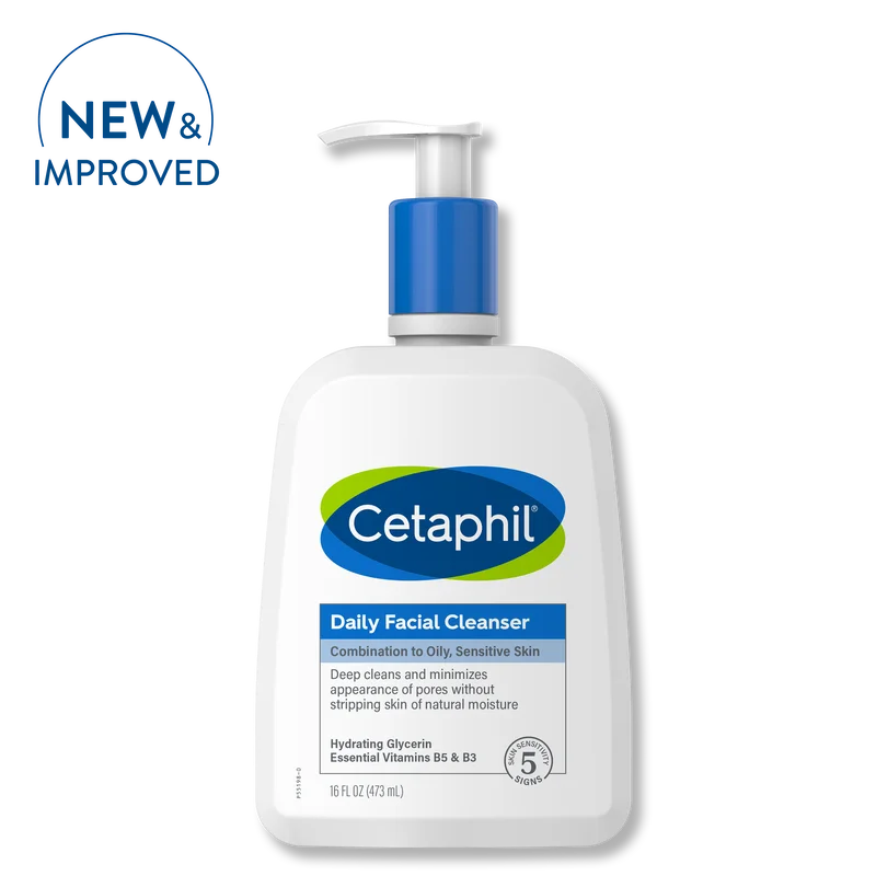 Facial cleansers oil-control face-Cetaphil Daily Facial Cleanser For Normal To Oily Skin 237Ml