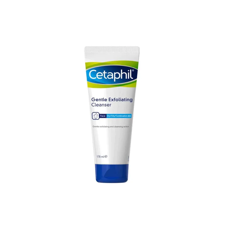 Facial cleansers non-drying daily-Cetaphil Exfoliating Cleanser Dry To Oily Combination Skin 178Ml