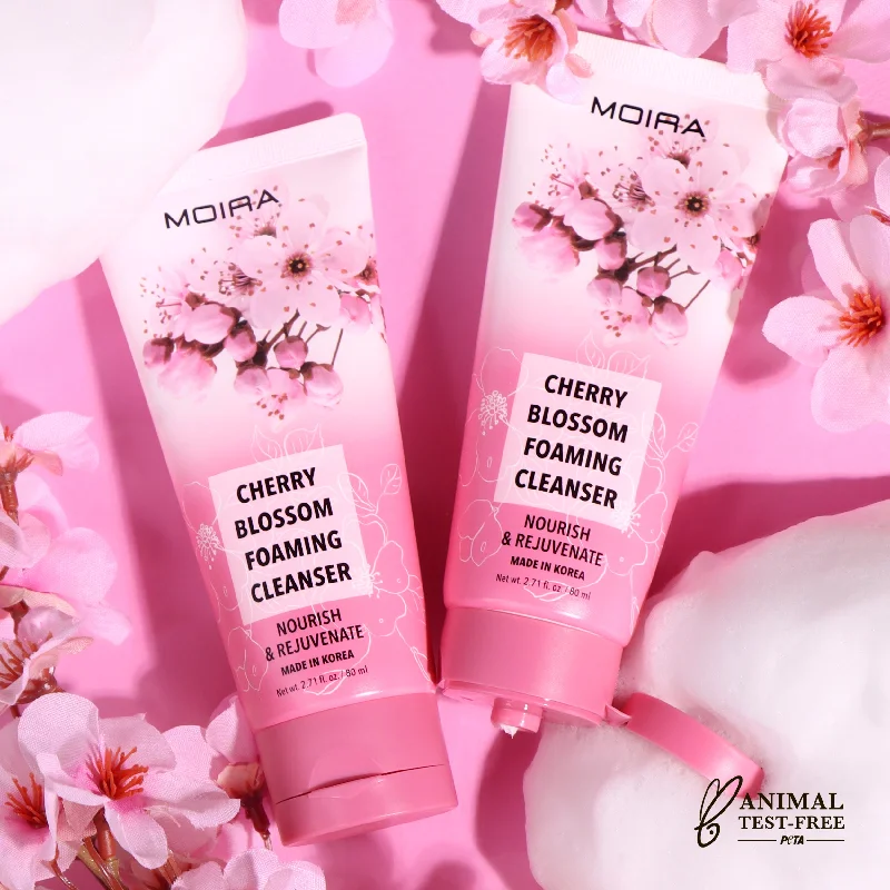 Facial cleansers oil-control white-Cherry Blossom Foaming Cleanser