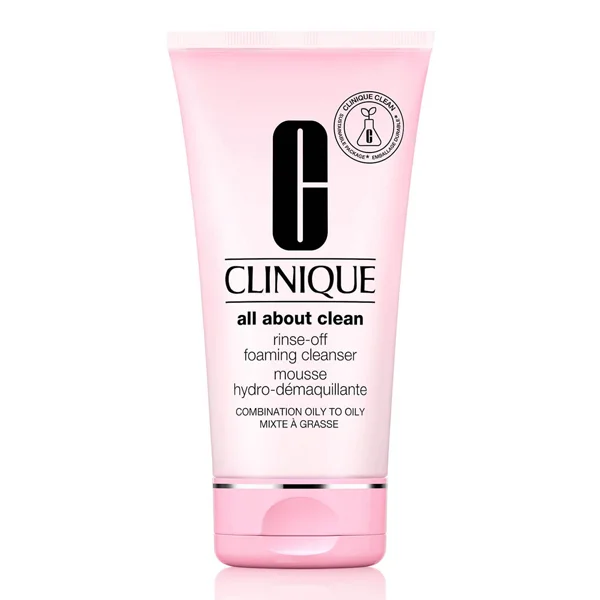 Facial cleansers gentle face-Clinique Cleanser Finse Off Foamin Foaming Cleanser Mousse 150 Ml