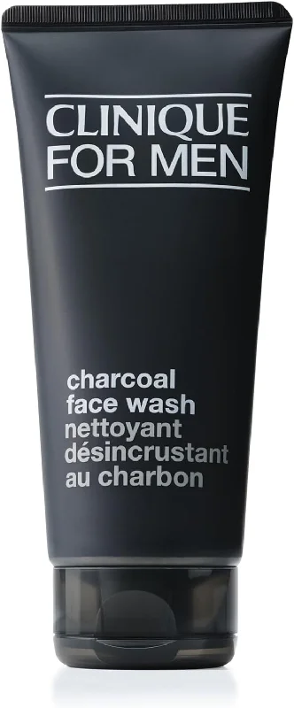 Facial cleansers oil-control black-Clinique For Men Charcoal Face Wash 200Ml