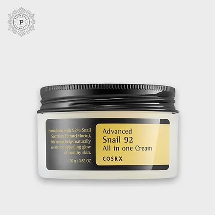 Moisturizers hydrating daily-Cosrx Advanced Snail 92 All In One Cream 100ml.     كريم كوسركس ادفانسد سنايل 92 كريم الكل في واحد 100 جم