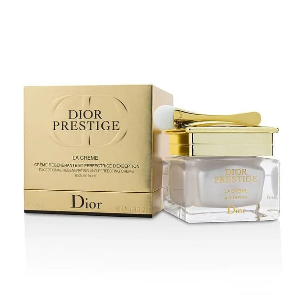 Moisturizers hydrating white-Dior Prestige La Creme Exceptional Regenerating And Perfecting Rich Creme 50Ml