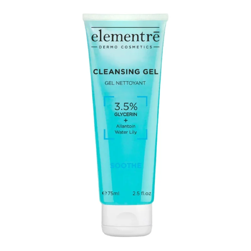 Facial cleansers foaming white-Elementre | Cleansing Gel 75ml (Travel Size)