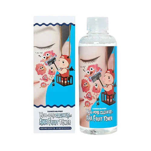 Toners non-drying gel-[Elizavecca] Hell Pore Clean Up AHA Fruit Toner 200ml