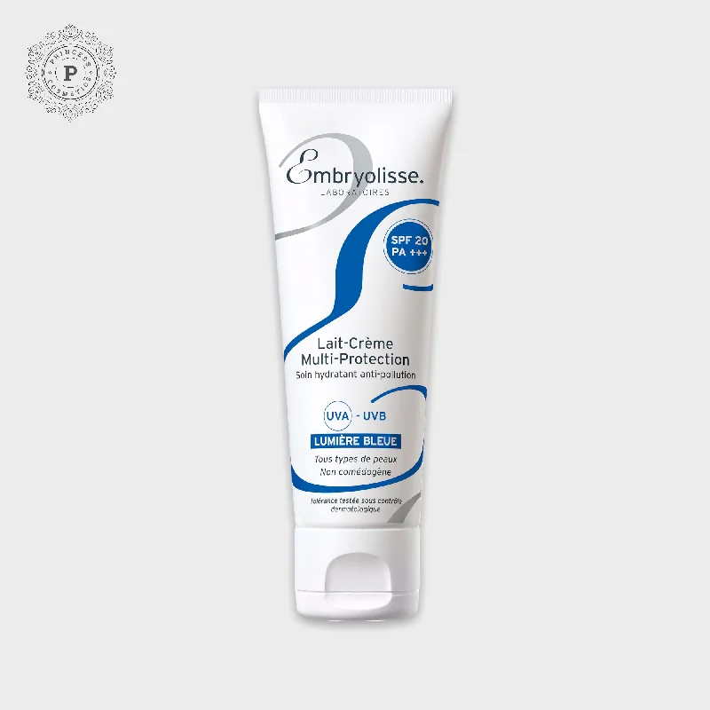 Moisturizers everyday use-Embryolisse Lait-Crème Multi-Protection SPF20 PA+++. امبريوليس لايت كريم مركز - كريم الشمس spf 20 PA+++