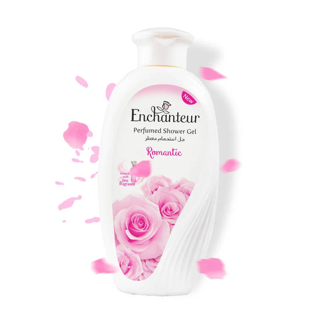 Body lotions soft daily-Enchanteur Romantic Shower Gel 550ml