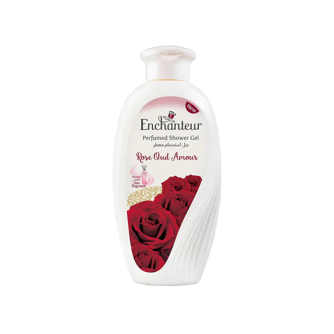 Body lotions long-lasting gel-Enchanteur Rose Oud Amour Shower Gel 250ml