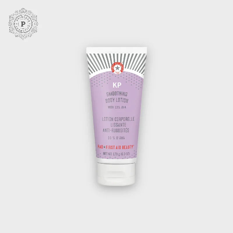 Body lotions everyday cream-First Aid Beauty KP Smoothing Body Lotion 170g. لوشن تنعيم الجسم من فيرست إيد بيوتي كيه بي، 170 جم