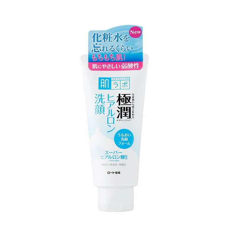 Facial cleansers everyday gel-Hada Labo Goku Jyun Hydrating Face Wash 100g