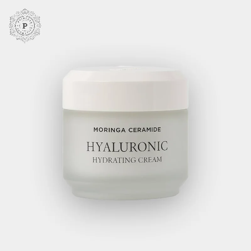 Moisturizers sensitive white-Heimish Moringa Ceramide Hylauronic Hydrating Cream 50ml. هيميش مورينجا سيراميد كريم الترطيب بالهيلورونيك 50 مل