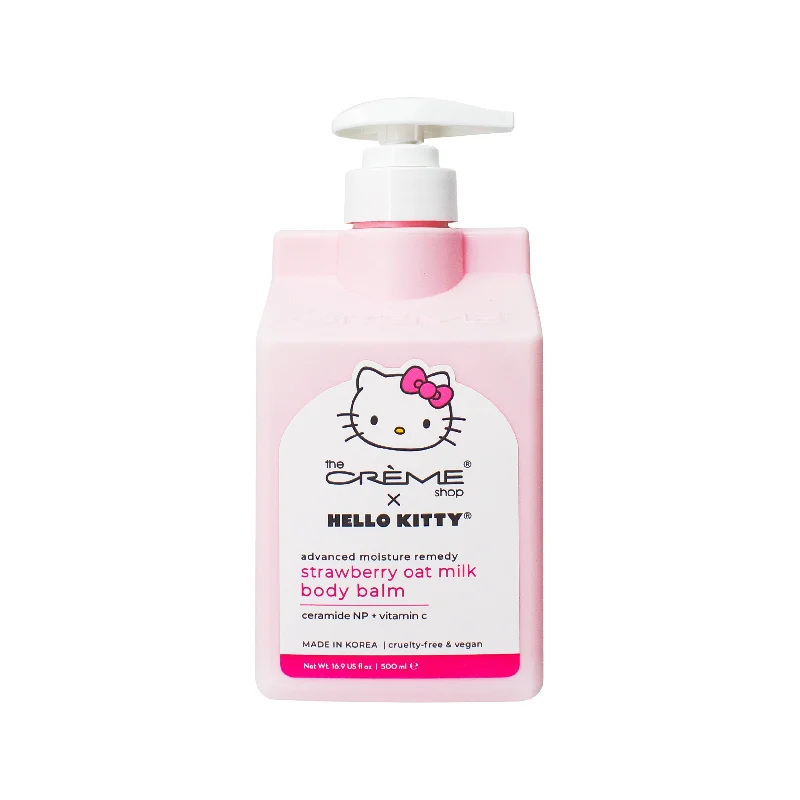 Moisturizers hydrating black-HELLO KITTY ADVANCED MOISTURE REMEDY BODY BALM - STRAWBERRY OAT MILK