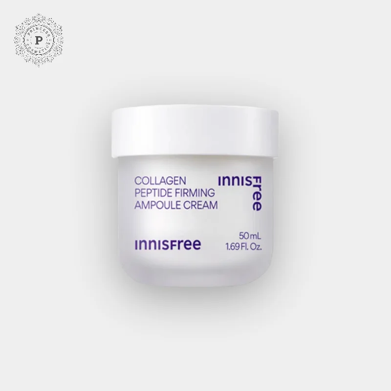 Moisturizers everyday black-Innisfree Collagen Peptide Firming Ampoule Cream 50ml. كريم أمبولة لشد البشرة بالكولاجين والببتيد من إينيسفري، 50 مل