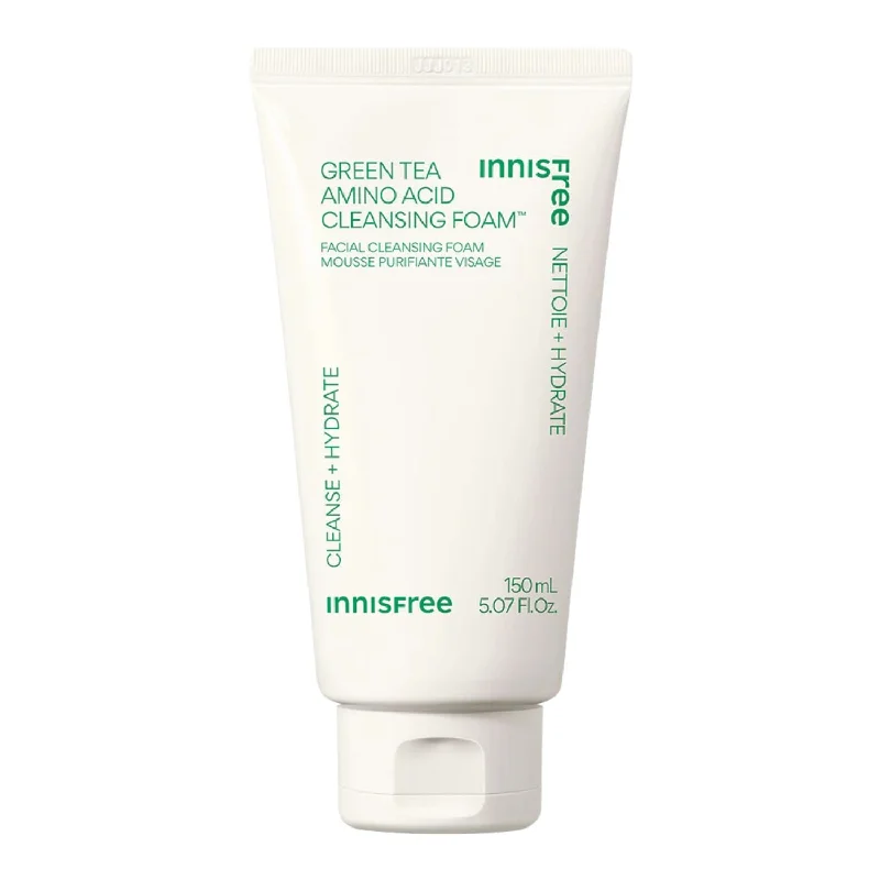 Facial cleansers foaming gel-Innisfree | Green Tea Amino Acid Cleansing Foam 150g