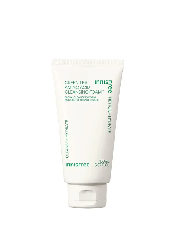 Facial cleansers everyday gel-Innisfree Green Tea Amino Acid Cleansing Foam