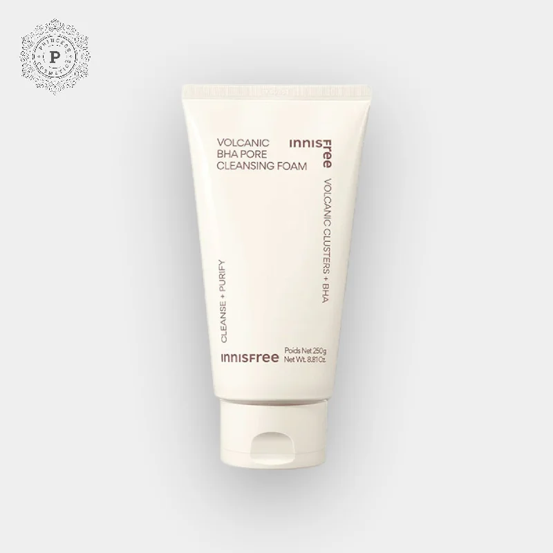 Facial cleansers hydrating white-Innisfree Volcanic Pore BHA Cleansing Foam (Renewed 2023) رغوة تنظيف المسام البركانية BHA من إينيسفري (تم تجديدها عام 2023)